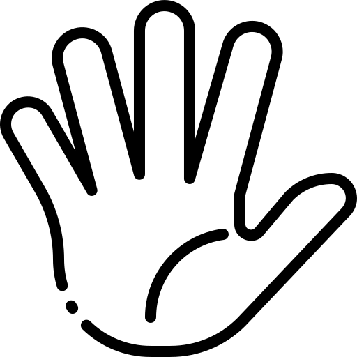 icon of a hand
