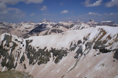 Dust on snow